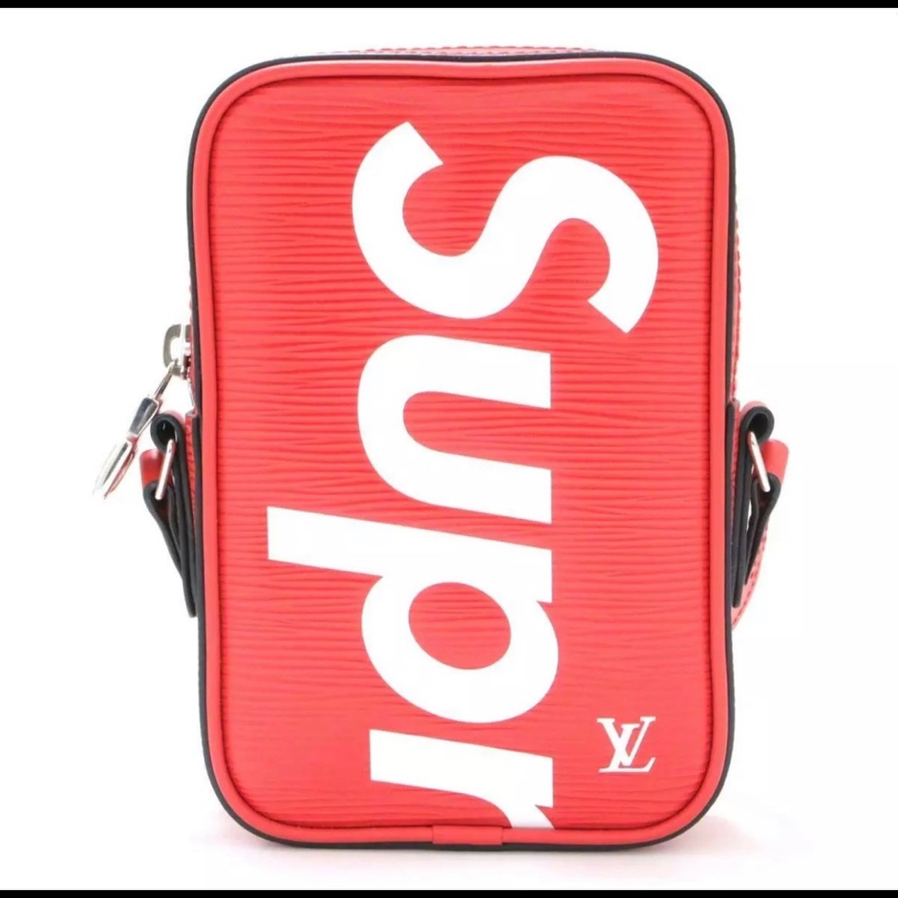 Supreme x Louis V Should Bag Epi Ppm red